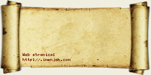 Lana Vidojević vizit kartica